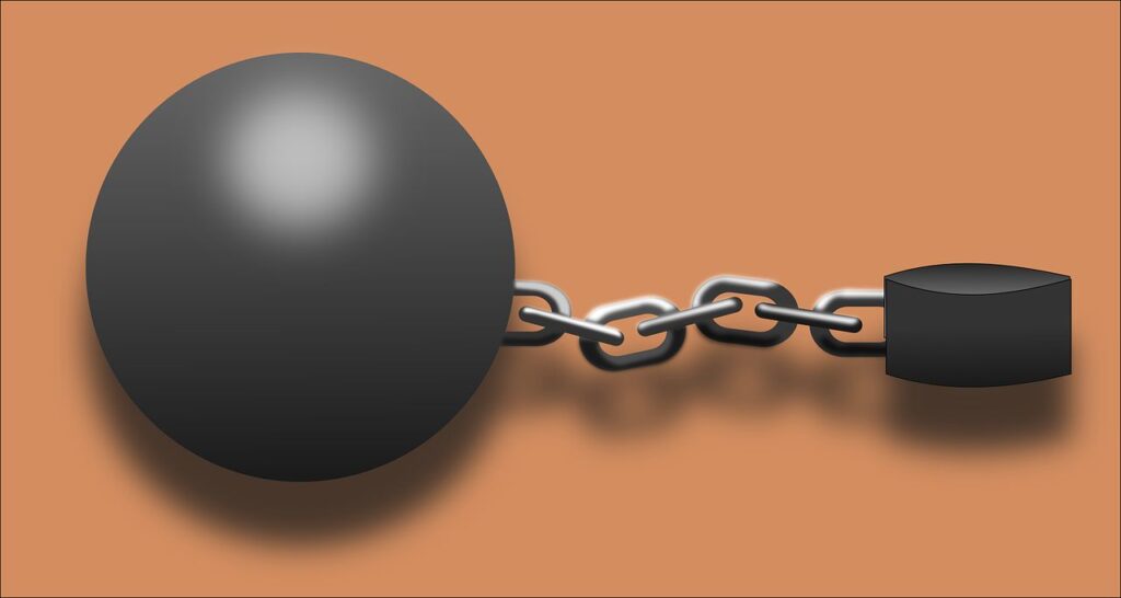debt ball and chain stimulus bill
